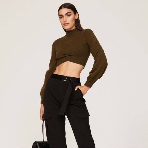SACHIN + BABI Mara Knit Top In Olive - Picture 1 of 6